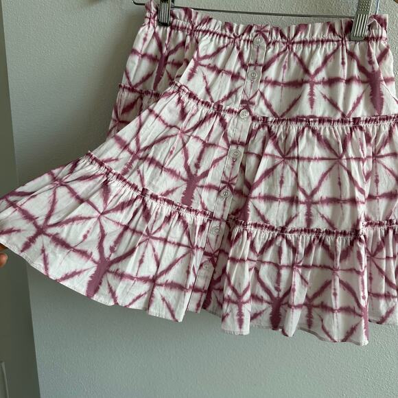 INTERMIX Estelle Batik Cotton Mini Skirt Size Small New - Picture 2 of 5